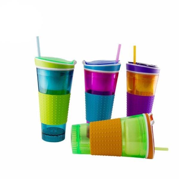 TWO LAYERS PORTABLE CUP